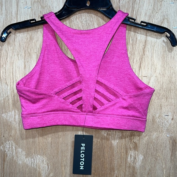 Peloton Heathered Strappy Sports Bra, S - Picture 5 of 11